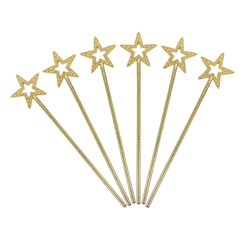 POPETPOP 6 Stück Neuheit Feenstab LED Party Feenkostüm Für Mädchen Feenstäbe Dekorativer Feenstab Feenstäbe Sternstab Cosplay Gastgeschenke Stab Glänzender Feenstab Goldener POPETPOP 6 Stück Neuheit Feenstab LED Party Feenkostüm Für Mädchen Feenstäbe Dekorativer Feenstab Feenstäbe Sternstab Cosplay Gastgeschenke Stab Glänzender Feenstab Goldener von POPETPOP