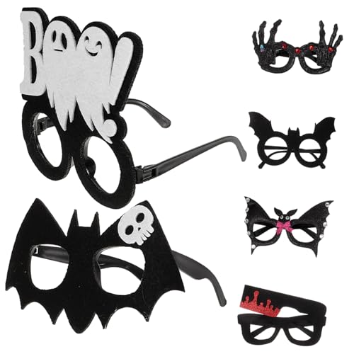 POPETPOP 6Stücke Halloween Brillen Kreative Fotorequisiten für Halloween Party Lustige Brillen für Kostümpartys Vielseitige Partydekorationen Sicher Leicht POPETPOP 6Stücke Halloween Brillen Kreative Fotorequisiten für Halloween Party Lustige Brillen für Kostümpartys Vielseitige Partydekorationen Sicher Leicht von POPETPOP