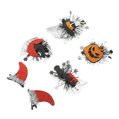 POPETPOP 6Stücke Halloween Haarschmuck Haarspangen mit Spinnen Kürbis und Teufel für Dekoration für Kostümpartys und Kreative Fotos POPETPOP 6Stücke Halloween Haarschmuck Haarspangen mit Spinnen Kürbis und Teufel für Dekoration für Kostümpartys und Kreative Fotos von POPETPOP