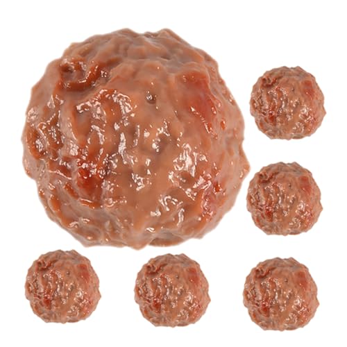 POPETPOP 6Stücke Lebensechte Künstliche Rindfleischbällchen Simulation Fleischbällchen für Dekoration und Fotografie Kreative Requisiten für Zuhause POPETPOP 6Stücke Lebensechte Künstliche Rindfleischbällchen Simulation Fleischbällchen für Dekoration und Fotografie Kreative Requisiten für Zuhause von POPETPOP