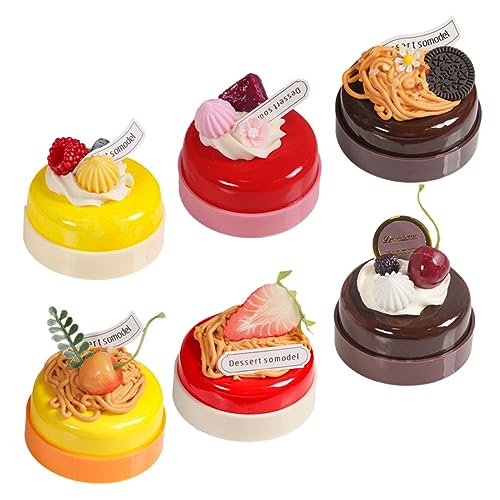 POPETPOP 6Stücke Simulationskuchen Künstliche Kuchen Modelle für Dekoration Realistische Torten Deko für Festivals Backshops und Kunstprojekte Verschiedene Designs POPETPOP 6Stücke Simulationskuchen Künstliche Kuchen Modelle für Dekoration Realistische Torten Deko für Festivals Backshops und Kunstprojekte Verschiedene Designs von POPETPOP