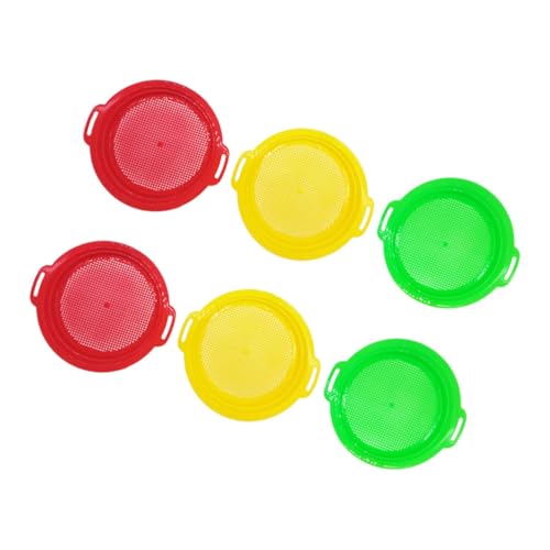POPETPOP 6Stücke Teiliges Sandsieb für Kreatives Strandspielzeug für Outdoor Leicht Langlebig für Strandausflüge Parkbesuche und Fantasievolles POPETPOP 6Stücke Teiliges Sandsieb für Kreatives Strandspielzeug für Outdoor Leicht Langlebig für Strandausflüge Parkbesuche und Fantasievolles von POPETPOP