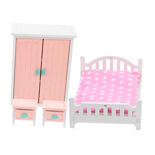 POPETPOP 7 Stück Puppenhausmöbel Puppenstubenmöbel Weihnachts-Puppenhaus-Stuhl-Ornament winzige Möbel Spielhausmöbel Mini-Puppenhauszubehör Mikrolandschaftsspielzeug hölzern von POPETPOP