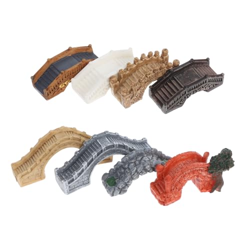 POPETPOP 8 Stück Mikrolandschaft Kreatives Gartendekor Puppenhaus-Ornamente Feengarten liefert Mini-Gartenfiguren kleine Teichverzierungen Miniatur-Bogenbrücke Harz POPETPOP 8 Stück Mikrolandschaft Kreatives Gartendekor Puppenhaus-Ornamente Feengarten liefert Mini-Gartenfiguren kleine Teichverzierungen Miniatur-Bogenbrücke Harz von POPETPOP