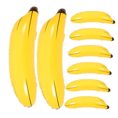 POPETPOP 8 Stück Teiliges Aufblasbare Bananen Große Gelbe Bananen Requisiten für Junggesellinnenabschied Geburtstag Poolparty Vielseitig als Fotorequisite und Partydekoration Leicht POPETPOP 8 Stück Teiliges Aufblasbare Bananen Große Gelbe Bananen Requisiten für Junggesellinnenabschied Geburtstag Poolparty Vielseitig als Fotorequisite und Partydekoration Leicht von POPETPOP