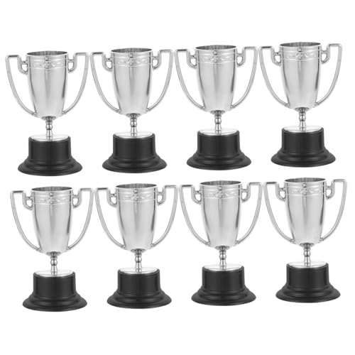 POPETPOP 8 Stück Teiliges Mini Trophäen Gold Silber Bronze Leichte Kunststoff Pokale für Kinderparty Schulbelohnungen Auszeichnungen Dekorative Partypreise Wiederverwendbar POPETPOP 8 Stück Teiliges Mini Trophäen Gold Silber Bronze Leichte Kunststoff Pokale für Kinderparty Schulbelohnungen Auszeichnungen Dekorative Partypreise Wiederverwendbar von POPETPOP