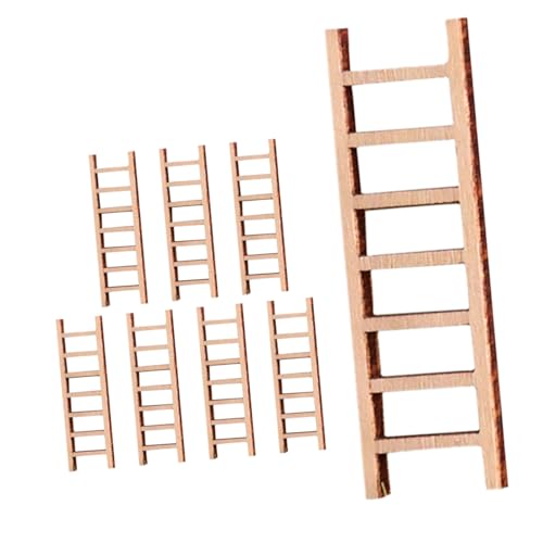 POPETPOP 8-teiliges Miniatur-leitermodell: Feenmöbel, Gartenornament, Leiter, DIY-Handwerk, Haustreppe, Feengarten-zubehör Für Szenen-Requisiten, Beige POPETPOP 8-teiliges Miniatur-leitermodell: Feenmöbel, Gartenornament, Leiter, DIY-Handwerk, Haustreppe, Feengarten-zubehör Für Szenen-Requisiten, Beige von POPETPOP