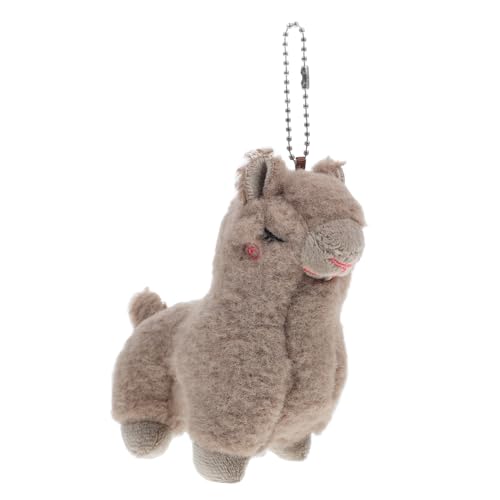 POPETPOP Alpaka-schlüsselanhänger Alpaka-partybevorzugung Alpaka-kuscheltier Schaf Schlüsselanhänger Alpaka-squishy Ausgestopfter Tierschlüsselbund Alpaka-garn Plüsch von POPETPOP