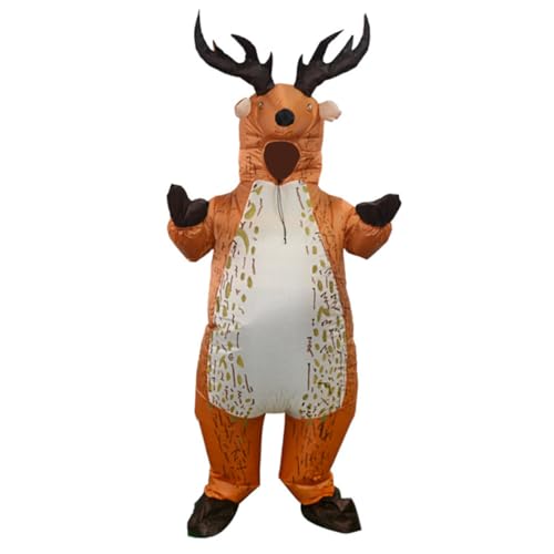 POPETPOP Aufblasbares Kostüm für Erwachsene Wasserdichtes PU Buntes Party Cosplay Langlebig und Leicht für Halloween Weihnachten und Karneval Zufällige Farbe Zufällige Farbe von POPETPOP