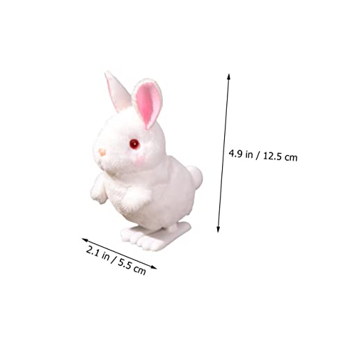 POPETPOP Aufziehspielzeug Hüpftier Plüschhase Wind Up Mechanismus Niedlich Ostern Party Kleine Einfach Greifen Kreatives Design Für Jungen Mädchen Spaß von POPETPOP