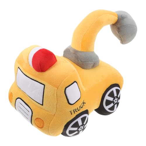 POPETPOP Baggerpuppe Geburtstagsgeschenke für Jungen Party-Plüschtier Auto Plüschspielzeug ausgestopftes Spielzeugauto Auto Plüschtiere Cartoon-Plüschtiere PP Baumwolle von POPETPOP