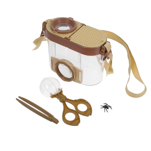 POPETPOP Beobachtungsbox Für Insekten Naturerkundungsset Für Glas Fangen Sicht Lernkäferset Mit Lupe Container Kit Zur Insektenerkundung Für Werkzeug Sammlung Abs Hellbraun POPETPOP Beobachtungsbox Für Insekten Naturerkundungsset Für Glas Fangen Sicht Lernkäferset Mit Lupe Container Kit Zur Insektenerkundung Für Werkzeug Sammlung Abs Hellbraun von POPETPOP