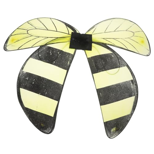 POPETPOP Bienen und Schmetterlingsflügel für Kostüm Leichte Atmungsaktive Performance Flügel Vielseitiges Party und Accessoire für Fasching und Halloween von POPETPOP