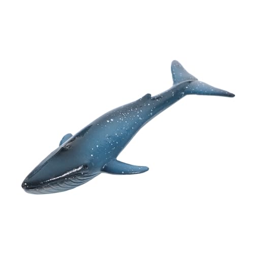 POPETPOP Blauer Wal Spielzeugfigur Realistische Simulation Hochwertiges für Kinderzimmer und Aquarium Fördert Kreativität und Lernen von POPETPOP