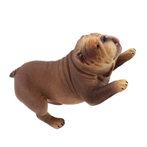 POPETPOP Bulldog-Modell Simulationshundedekor Modell der frühkindlichen Bildung Nachahmung Hund schmücken Hundedekor aus Kunststoff Hundeschmuck Plastik Coffee POPETPOP Bulldog-Modell Simulationshundedekor Modell der frühkindlichen Bildung Nachahmung Hund schmücken Hundedekor aus Kunststoff Hundeschmuck Plastik Coffee von POPETPOP