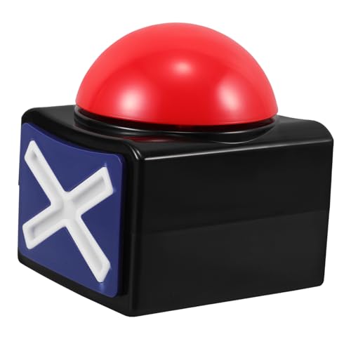 POPETPOP Button-Klicker Buzz-Tasten Summer für Quizspiele Spiel-Summer für das Klassenzimmer Spiel Summer Game Summer Keine Taste mit Ton Handsummer kein Knopf Plastik von POPETPOP