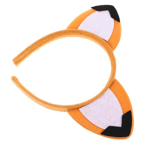 POPETPOP Chic Fox Ohren Stirnband aus Robustem für Halloween Party Kostüm Zubehör Wiederverwendbar Modisch und Vielseitig für Mädchen Festliche Kopfbedeckung von POPETPOP