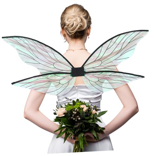 POPETPOP Cicada Fairy Flügel Cosplay Dekorativ Elegantes Design Robust Komfortabel für Festival Kostümparty Bühnenauftritt POPETPOP Cicada Fairy Flügel Cosplay Dekorativ Elegantes Design Robust Komfortabel für Festival Kostümparty Bühnenauftritt von POPETPOP