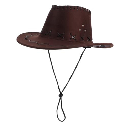 POPETPOP Cowboyhut Für Kleiner Cowboyhut Cowboyhüte Für Jungen Westernhut Für Cowboyhüte Für Mädchen-cowgirl-hut Cowboyhut Für Jungen Kaffee Polyester POPETPOP Cowboyhut Für Kleiner Cowboyhut Cowboyhüte Für Jungen Westernhut Für Cowboyhüte Für Mädchen-cowgirl-hut Cowboyhut Für Jungen Kaffee Polyester von POPETPOP