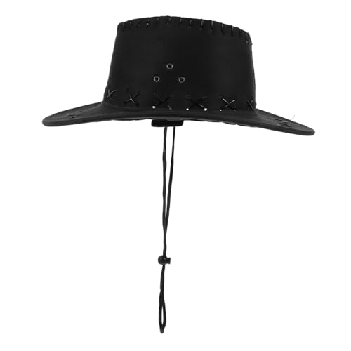 POPETPOP Cowboyhut für Mädchen-Cowgirl-Hut Cowboyhüte für Jungen Cowboyhut für Jungen Westernhut für Jugend-Cowboy-Hut kleiner Cowboyhut Polyester Black POPETPOP Cowboyhut für Mädchen-Cowgirl-Hut Cowboyhüte für Jungen Cowboyhut für Jungen Westernhut für Jugend-Cowboy-Hut kleiner Cowboyhut Polyester Black von POPETPOP