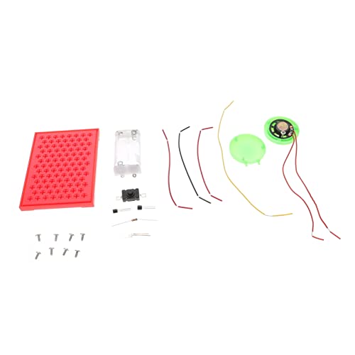 POPETPOP DIY Sound Light Alarm Wissenschaftliches Experimentierset für Handmontage Lernspielzeug Pädagogischer Sound und Lichtalarm Bunte Farbwahl Plastikrobust Zufällige Zufällige Farbe von POPETPOP