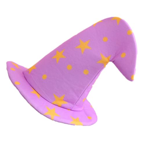 POPETPOP Damen Hexenhut aus Filz mit Breiter Krempe Halloween Kostüm Hut für Kreative Cosplay Requisiten Partys und Dekorationen Leicht und Langlebig POPETPOP Damen Hexenhut aus Filz mit Breiter Krempe Halloween Kostüm Hut für Kreative Cosplay Requisiten Partys und Dekorationen Leicht und Langlebig von POPETPOP