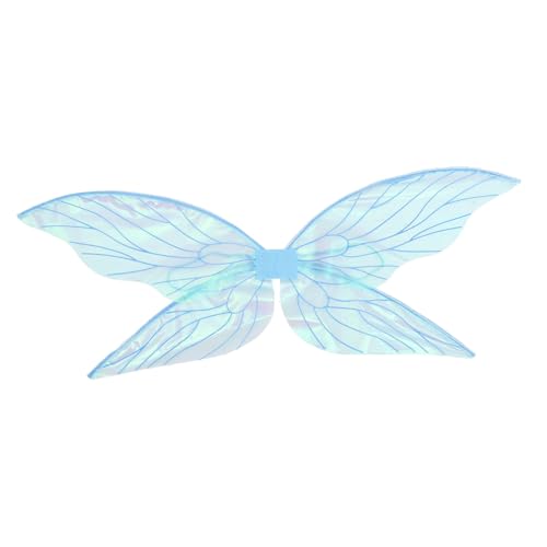 POPETPOP Damen Kostüm Flügel für Karneval Halloween Party Cosplay Komfortabel Langlebig Vielseitig Kombinierbar Einzigartiges Design Blau POPETPOP Damen Kostüm Flügel für Karneval Halloween Party Cosplay Komfortabel Langlebig Vielseitig Kombinierbar Einzigartiges Design Blau von POPETPOP