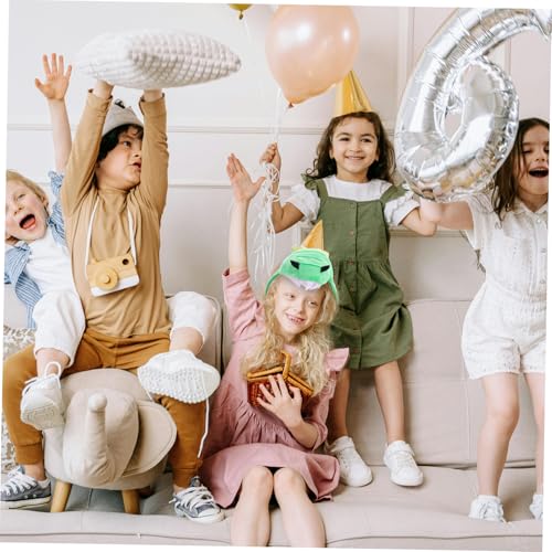 POPETPOP Dinosaurier Kostüm Teilig mit Stirnband und Fliege Dinosaurier Accessoires für Jungen und Mädchen Weiches Komfortables Party Cosplay Zubehör für Fasching und Karneval von POPETPOP