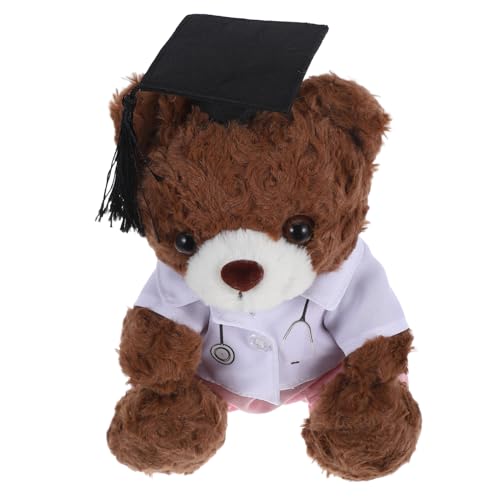 POPETPOP Doktorabschlussbär Tier der Abschlusssaison Herzlichen Glückwunsch Bären zum Abschluss Abschlussgeschenke für sie Bär Plüsch Uniformes Plüschspielzeug PP Baumwolle POPETPOP Doktorabschlussbär Tier der Abschlusssaison Herzlichen Glückwunsch Bären zum Abschluss Abschlussgeschenke für sie Bär Plüsch Uniformes Plüschspielzeug PP Baumwolle von POPETPOP