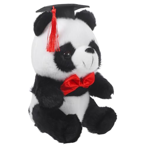 POPETPOP Doktorhut Puppe Panda Ausgestopfter Abschlussbär Ausgestopfte Tiere Abschlussbär Puppe Bequemes Stofftier Plüsch Rot POPETPOP Doktorhut Puppe Panda Ausgestopfter Abschlussbär Ausgestopfte Tiere Abschlussbär Puppe Bequemes Stofftier Plüsch Rot von POPETPOP