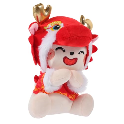 POPETPOP Drachenpuppe Maskottchen-Ornamente ausgestopfter Drache Jahr des Drachenspielzeugs Gefülltes Drachenspielzeug Drachenspielzeug ausgestopftes Drachenspielzeug PP Baumwolle POPETPOP Drachenpuppe Maskottchen-Ornamente ausgestopfter Drache Jahr des Drachenspielzeugs Gefülltes Drachenspielzeug Drachenspielzeug ausgestopftes Drachenspielzeug PP Baumwolle von POPETPOP