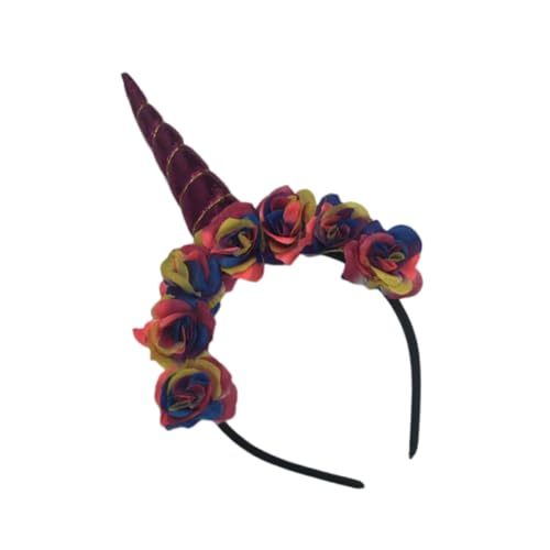 POPETPOP Einhorn Haarreif Bunt Leichtes Party Haarband Unicorn Headwear für Karneval Halloween Cosplay und Bühnenauftritte POPETPOP Einhorn Haarreif Bunt Leichtes Party Haarband Unicorn Headwear für Karneval Halloween Cosplay und Bühnenauftritte von POPETPOP