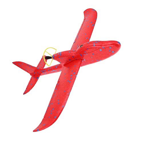POPETPOP Elektrisches Flugzeug mit USB Ladung Leuchtendes Schaumstoff Wurfflugzeug für Leicht Tragbar Buntes LED Fluggerät für Outdoor Spielspaß von POPETPOP