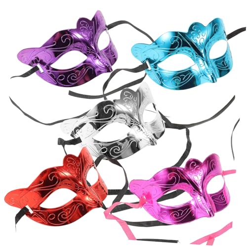 POPETPOP Elektroplattierte Schmetterling Masquerade Masken Farbige Halbgesichtsmasken für Karneval Kostümparty Halloween Cosplay Partyaccessoires Komfortabel und Vielseitig POPETPOP Elektroplattierte Schmetterling Masquerade Masken Farbige Halbgesichtsmasken für Karneval Kostümparty Halloween Cosplay Partyaccessoires Komfortabel und Vielseitig von POPETPOP
