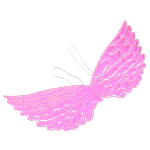 POPETPOP Engelsflügel Kostüm Swallow Flügel Rosa Verstellbare Gurte Leichtes Zubehör Für Mädchen Party Geburtstag Karneval von POPETPOP