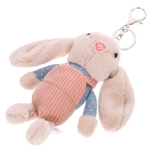 POPETPOP Flauschiger Plüschhase Schlüsselanhänger Weicher Rabbit Anhänger Niedliches Hasen für Tasche Mädchen Rosa Hängender Stofftier Bunny POPETPOP Flauschiger Plüschhase Schlüsselanhänger Weicher Rabbit Anhänger Niedliches Hasen für Tasche Mädchen Rosa Hängender Stofftier Bunny von POPETPOP
