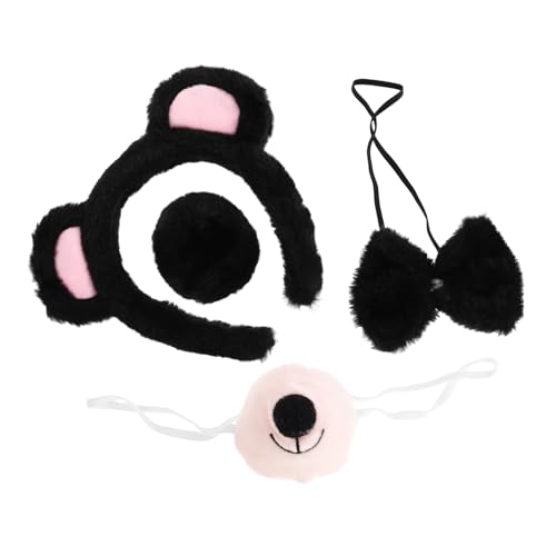 POPETPOP Flauschiges Bärenohren Stirnband für Erwachsene Weiches Plüsch Haarband Kopfbedeckung für Partys Cosplay Halloween und Thematische Events POPETPOP Flauschiges Bärenohren Stirnband für Erwachsene Weiches Plüsch Haarband Kopfbedeckung für Partys Cosplay Halloween und Thematische Events von POPETPOP