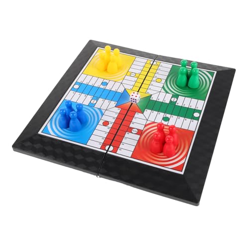 POPETPOP Fliegendes Schach im Freien Schachlehrer magnetisches Damespiel Dame und Schachbrettspiel Dame-Brettspiel für Reisespiele Mini-Schachbrett Reiseschach pp von POPETPOP