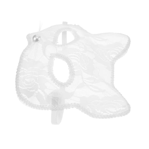 POPETPOP Fuchs Maske Katzenfrauenmaske Spitzenmaske Schwarze Maskerademaske Maskerade Katzenmaske Fuchsmaske Katzen-Maskerade-Maske Katzenmasken katze gesichtsmaske Plastik Weiß POPETPOP Fuchs Maske Katzenfrauenmaske Spitzenmaske Schwarze Maskerademaske Maskerade Katzenmaske Fuchsmaske Katzen-Maskerade-Maske Katzenmasken katze gesichtsmaske Plastik Weiß von POPETPOP