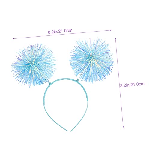 POPETPOP Geburtstags Stirnband mit Flexiblen Pompons Komfortabel für Damen und Teens Party Accessoire für Valentinstag Neujahr und Feierlichkeiten Langlebiges Kunststoffmaterial von POPETPOP