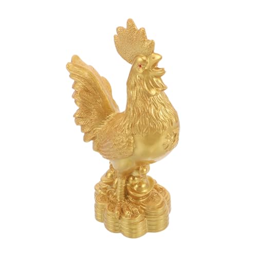 POPETPOP Realistisches Hühnerornament Aus Resin Lebensechte Hähne Für Garten-Dekoration Goldene Hühnerfigur Mit Glückssymbol Für Wohnzimmer Und Eingangsbereich Stilvolle POPETPOP Realistisches Hühnerornament Aus Resin Lebensechte Hähne Für Garten-Dekoration Goldene Hühnerfigur Mit Glückssymbol Für Wohnzimmer Und Eingangsbereich Stilvolle von POPETPOP