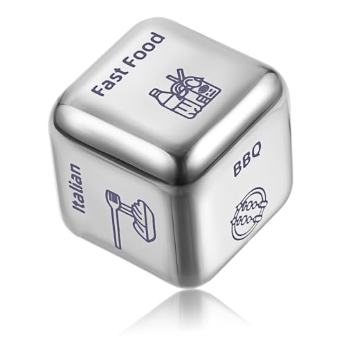 POPETPOP Gourmet-würfel Entscheider Essen Für Weihnachten Erwachsene Liste Entscheidung Zum Abendessen Lebensmittelentscheidungen Dices Games Lebensmittelentscheidungsspiel Metall POPETPOP Gourmet-würfel Entscheider Essen Für Weihnachten Erwachsene Liste Entscheidung Zum Abendessen Lebensmittelentscheidungen Dices Games Lebensmittelentscheidungsspiel Metall von POPETPOP