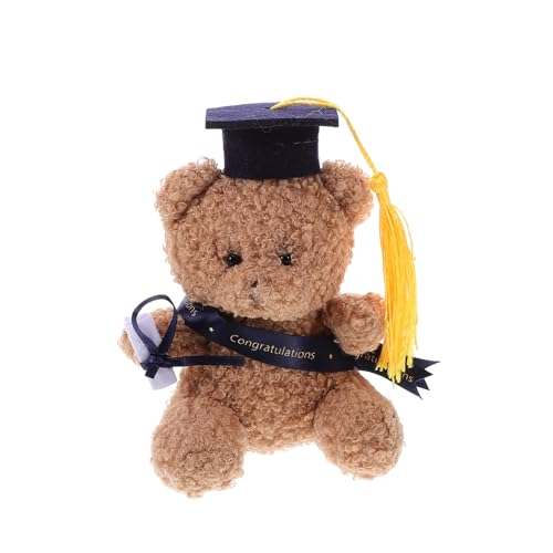 POPETPOP Graduationsbär Plüsch mit Doktorhut Weiches Kuscheltier für Abschlussfeier Sammelobjekt mit Detailliertem Gesicht zur Abi und Studienabschluss POPETPOP Graduationsbär Plüsch mit Doktorhut Weiches Kuscheltier für Abschlussfeier Sammelobjekt mit Detailliertem Gesicht zur Abi und Studienabschluss von POPETPOP
