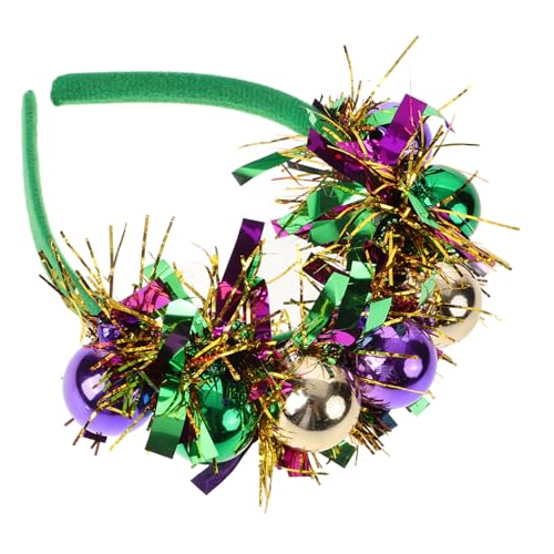 POPETPOP Grünes Gelbes und Violettes PU Kugel Haarreif Dekoratives Festliches Stirnband für Cosplay Party Bühnenrequisiten und Vielseitige Haarschmuck Anlässe POPETPOP Grünes Gelbes und Violettes PU Kugel Haarreif Dekoratives Festliches Stirnband für Cosplay Party Bühnenrequisiten und Vielseitige Haarschmuck Anlässe von POPETPOP