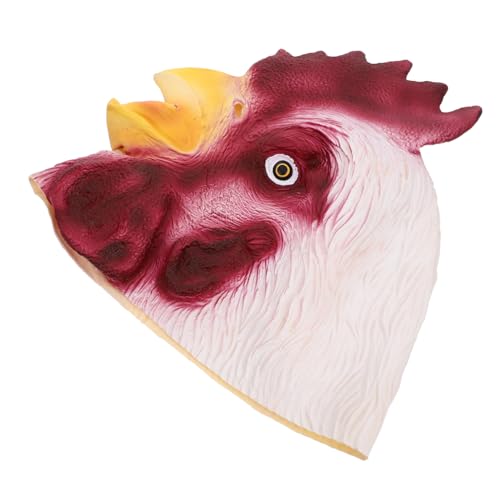 POPETPOP Hahn Halloween Cosplay Tierkopf Lustige Verkleidung Party Requisite Einzigartiges Design Bequem und Auffällig für Kostümfest POPETPOP Hahn Halloween Cosplay Tierkopf Lustige Verkleidung Party Requisite Einzigartiges Design Bequem und Auffällig für Kostümfest von POPETPOP