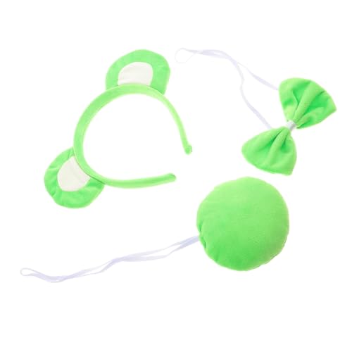POPETPOP Halloween Bärenohren Stirnband Set Tierkostüm Zubehör mit Bärenohr Haarband und Cosplay für Mädchen Karneval Fasching Party POPETPOP Halloween Bärenohren Stirnband Set Tierkostüm Zubehör mit Bärenohr Haarband und Cosplay für Mädchen Karneval Fasching Party von POPETPOP