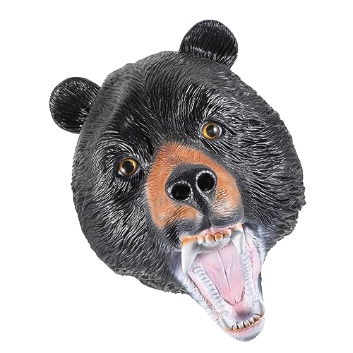 POPETPOP Halloween Cosplay Bärenmaske aus Weichem Komfortabel Leicht und Langlebig für Halloween Kostümpartys und Karneval Auffälliges Design für Unvergessliches Dress Up von POPETPOP
