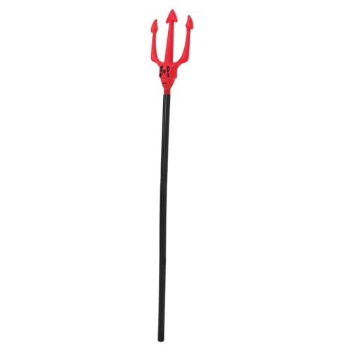 POPETPOP Halloween Cosplay Teufelsdreizack Großes Leichtes Bühnenrequisit für Party Kostüm Zubehör für Halloween Feier und Bühnenauftritte von POPETPOP