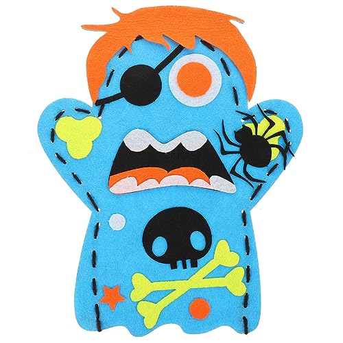 POPETPOP Halloween DIY Handpuppe für Kreatives Bastelspielzeug für Rollenspiele Kindergarten Dekoration Fördert Geschicklichkeit und Fantasie für Halloween Partys POPETPOP Halloween DIY Handpuppe für Kreatives Bastelspielzeug für Rollenspiele Kindergarten Dekoration Fördert Geschicklichkeit und Fantasie für Halloween Partys von POPETPOP