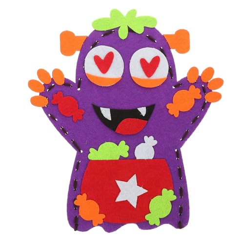 POPETPOP Halloween DIY Handpuppen aus Vliesstoff Kreatives für Fördert Fantasie und Geschicklichkeit für Halloween Partys und Bastelprojekte POPETPOP Halloween DIY Handpuppen aus Vliesstoff Kreatives für Fördert Fantasie und Geschicklichkeit für Halloween Partys und Bastelprojekte von POPETPOP